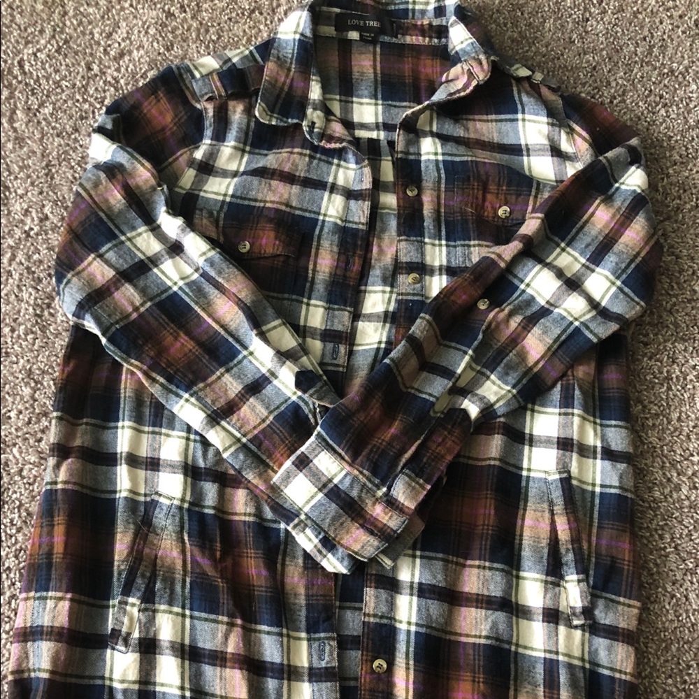 Flannel dress
